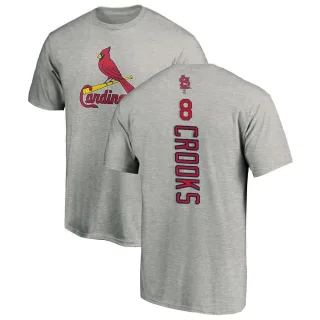 Men's St. Louis Cardinals Jimmy Crooks Ash Backer T-Shirt