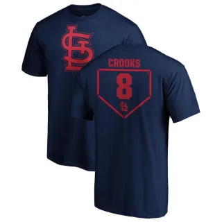 Men's St. Louis Cardinals Jimmy Crooks Navy RBI T-Shirt