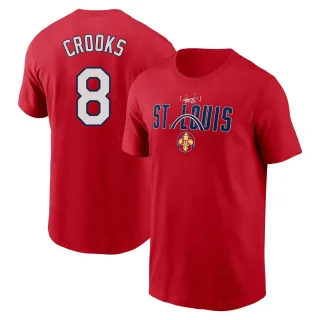Men's St. Louis Cardinals Jimmy Crooks Red 2024 City Connect Graphic T-Shirt