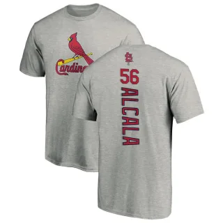 Men's St. Louis Cardinals Jorge Alcala Ash Backer T-Shirt