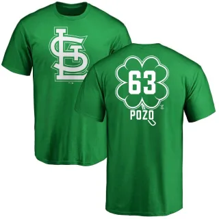 Men's St. Louis Cardinals Yohel Pozo Green Dubliner T-Shirt Kelly