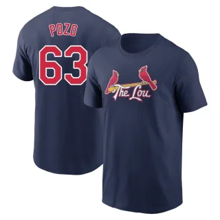 Men's St. Louis Cardinals Yohel Pozo Navy 2024 City Connect T-Shirt