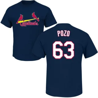 Men's St. Louis Cardinals Yohel Pozo Navy Roster T-Shirt
