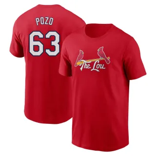 Men's St. Louis Cardinals Yohel Pozo Red 2024 City Connect Fuse T-Shirt