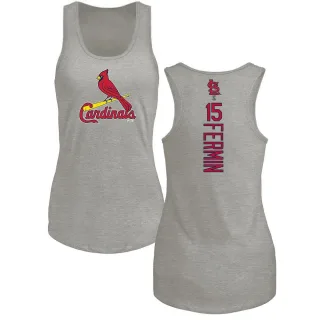 Women's St. Louis Cardinals Jose Fermin Ash Backer Tank Top