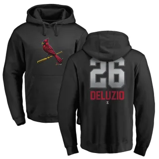 Youth St. Louis Cardinals Ben DeLuzio Black Branded Midnight Mascot Pullover Hoodie -
