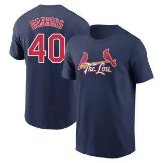 Youth St. Louis Cardinals Hunter Dobbins Navy 2024 City Connect T-Shirt