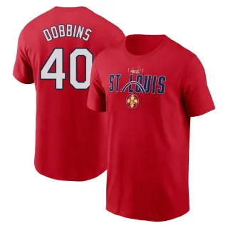 Youth St. Louis Cardinals Hunter Dobbins Red 2024 City Connect Graphic T-Shirt