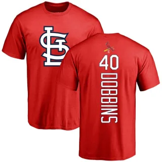 Youth St. Louis Cardinals Hunter Dobbins Red Backer T-Shirt