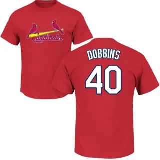 Youth St. Louis Cardinals Hunter Dobbins Red Roster T-Shirt
