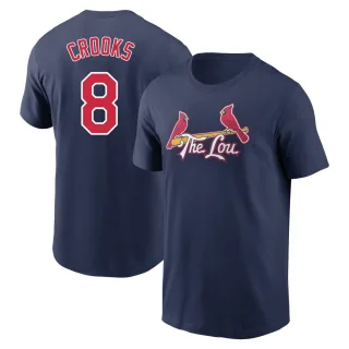 Youth St. Louis Cardinals Jimmy Crooks Navy 2024 City Connect T-Shirt