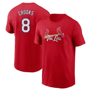 Youth St. Louis Cardinals Jimmy Crooks Red 2024 City Connect Fuse T-Shirt
