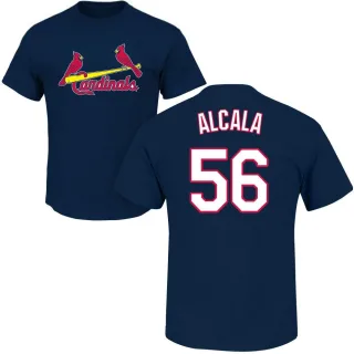 Youth St. Louis Cardinals Jorge Alcala Navy Roster T-Shirt