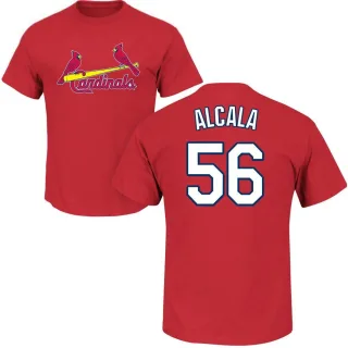 Youth St. Louis Cardinals Jorge Alcala Red Roster T-Shirt