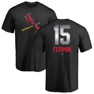 Youth St. Louis Cardinals Jose Fermin Black Midnight Mascot T-Shirt