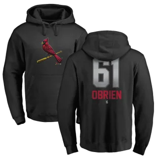 Youth St. Louis Cardinals Riley O'Brien Black Branded Midnight Mascot Pullover Hoodie -