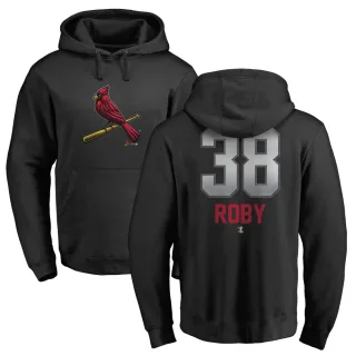 Youth St. Louis Cardinals Tekoah Roby Black Branded Midnight Mascot Pullover Hoodie -