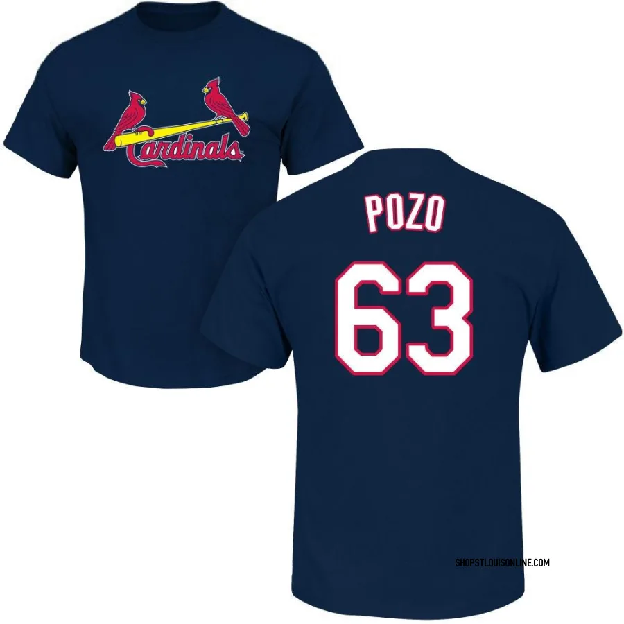 Youth St. Louis Cardinals Yohel Pozo Navy Roster T-Shirt