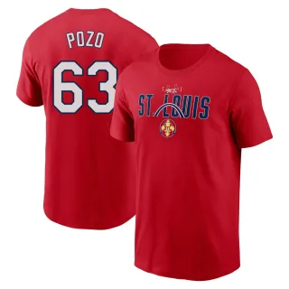 Youth St. Louis Cardinals Yohel Pozo Red 2024 City Connect Graphic T-Shirt